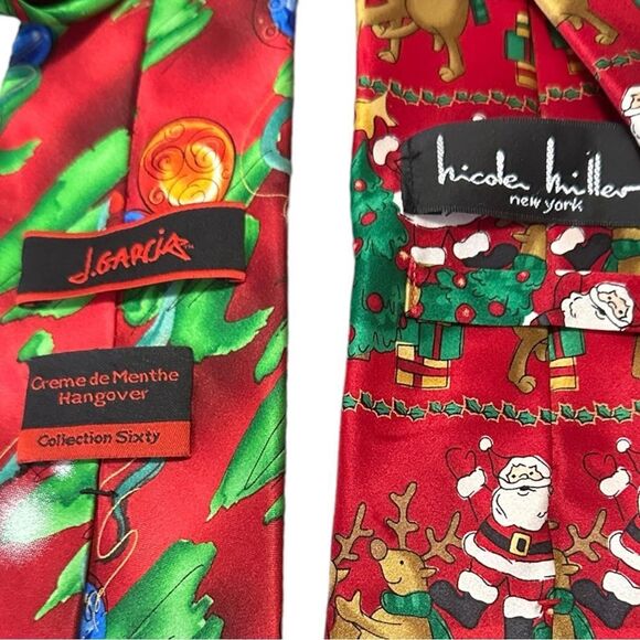 Holiday ties. Looney tunes, J. Garcia, Tommy Hilfiger, Nicole Miller New York - Picture 5 of 8